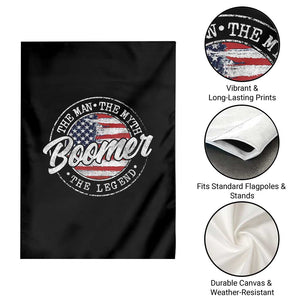 Boomers Generation Garden Flag Vintage The Man The Myth The Legend American Flag TS10 Print Your Wear