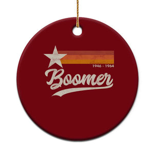 Boomers Generation Ceramic Ornament Vintage Retro Gift TS10 1pc Red Print Your Wear