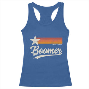 Boomers Generation Racerback Tank Top Vintage Retro Gift TS10 Royal Blue Print Your Wear