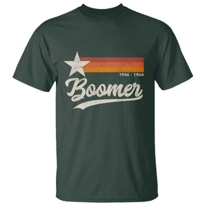 Boomers Generation T Shirt Vintage Retro Gift TS10 Dark Forest Green Print Your Wear