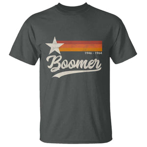 Boomers Generation T Shirt Vintage Retro Gift TS10 Dark Heather Print Your Wear