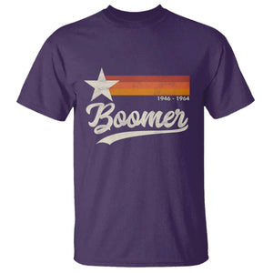 Boomers Generation T Shirt Vintage Retro Gift TS10 Purple Print Your Wear