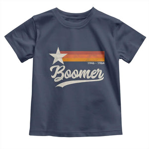 Boomers Generation Toddler T Shirt Vintage Retro Gift TS10 Navy Print Your Wear