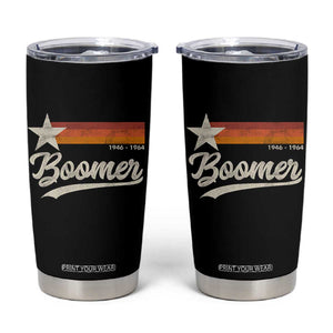 Boomers Generation Tumbler Cup Vintage Retro Gift TS10 Black Print Your Wear