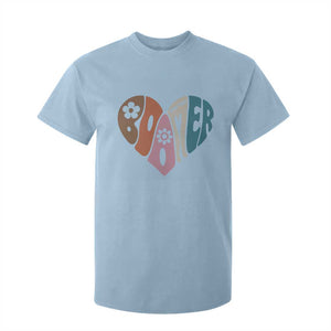 Boomers Generation T Shirt For Kid Vintage 40s 50s 60s Hippe Peace Love Hippy TS10 Light Blue Print Your Wear