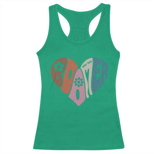 Boomers Generation Racerback Tank Top Vintage 40s 50s 60s Hippe Peace Love Hippy TS10 Irish Green Print Your Wear