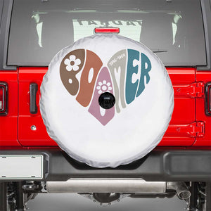 Boomers Generation Spare Tire Cover Vintage 40s 50s 60s Hippe Peace Love Hippy TS10 White Print Your Wear