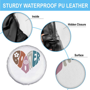 Boomers Generation Spare Tire Cover Vintage 40s 50s 60s Hippe Peace Love Hippy TS10 Print Your Wear