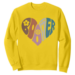 Boomers Generation Sweatshirt Vintage 40s 50s 60s Hippe Peace Love Hippy TS10 Daisy Print Your Wear