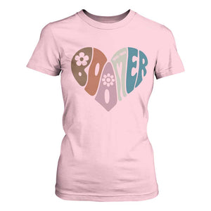 Boomers Generation T Shirt For Women Vintage 40s 50s 60s Hippe Peace Love Hippy TS10 Light Pink Print Your Wear