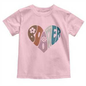 Boomers Generation Toddler T Shirt Vintage 40s 50s 60s Hippe Peace Love Hippy TS10 Light Pink Print Your Wear