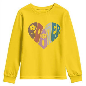 Boomers Generation Youth Sweatshirt Vintage 40s 50s 60s Hippe Peace Love Hippy TS10 Daisy Print Your Wear