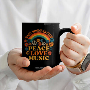 Baby Boomers Generation Coffee Mug Peace Love Music 60s Hippe TS10 Print Your Wear