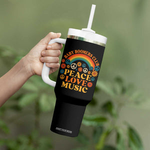Baby Boomers Generation Tumbler With Handle Peace Love Music 60s Hippe TS10 Print Your Wear