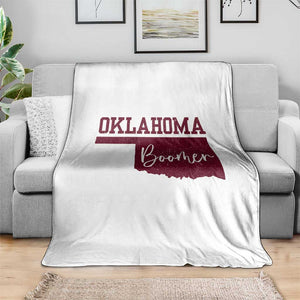 Oklahoma Boomer Throw Blanket TS10 Print Your Wear