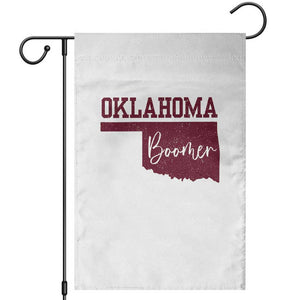 Oklahoma Boomer Garden Flag TS10 White Print Your Wear