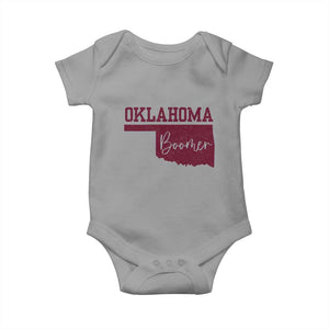 Oklahoma Boomer Baby Onesie TS10 Sport Gray Print Your Wear