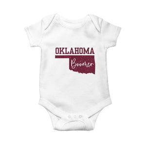 Oklahoma Boomer Baby Onesie TS10 White Print Your Wear