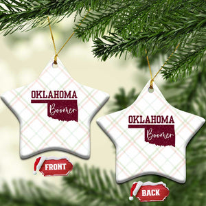 Oklahoma Boomer Ceramic Ornament TS10 Print Your Wear