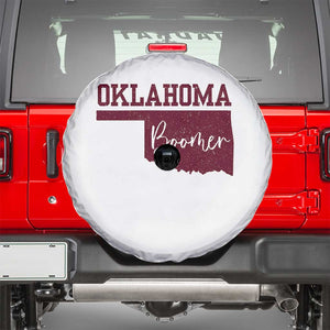 Oklahoma Boomer Spare Tire Cover TS10 White Print Your Wear