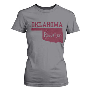 Oklahoma Boomer T Shirt For Women TS10 Charcoal Print Your Wear