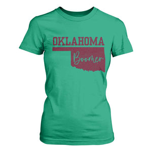 Oklahoma Boomer T Shirt For Women TS10 Irish Green Print Your Wear