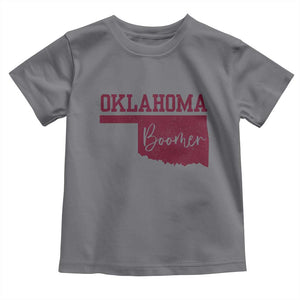 Oklahoma Boomer Toddler T Shirt TS10 Charcoal Print Your Wear