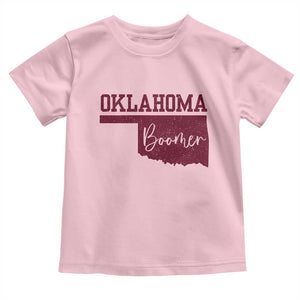Oklahoma Boomer Toddler T Shirt TS10 Light Pink Print Your Wear