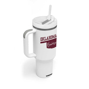 Oklahoma Boomer Tumbler With Handle TS10 Print Your Wear