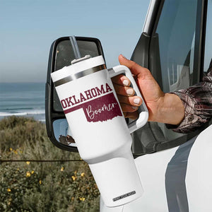 Oklahoma Boomer Tumbler With Handle TS10 Print Your Wear