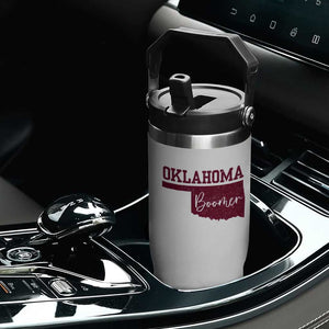 Oklahoma Boomer Flip Straw Tumbler TS10 Print Your Wear