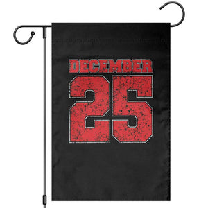 Retro December 25 Christmas Garden Flag Vintage Holiday TS10 Black Print Your Wear