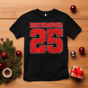 Retro December 25 Christmas T Shirt Vintage Holiday TS10 Black Print Your Wear