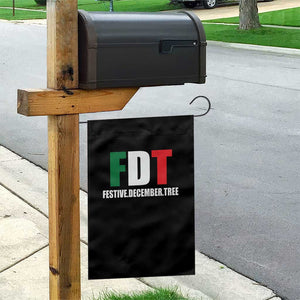 Subtle FDT Christmas Garden Flag Hidden Message Funny Festive December Tree TS10 Print Your Wear