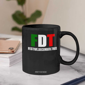 Subtle FDT Christmas Coffee Mug Hidden Message Funny Festive December Tree TS10 Print Your Wear