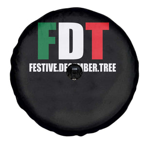 Subtle FDT Christmas Spare Tire Cover Hidden Message Funny Festive December Tree TS10 Print Your Wear