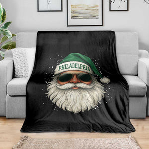 Christmas Philadelphia Fan Throw Blanket Funny Retro Santa Philly Lovers TS10 Print Your Wear
