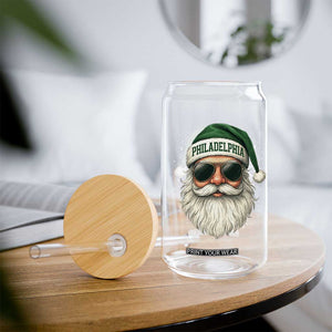 Christmas PFE Glass Can Funny Retro Santa Philly Lovers TS10 Print Your Wear