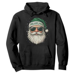 Christmas Philadelphia Fan Hoodie Funny Retro Santa Philly Lovers TS10 Black Print Your Wear