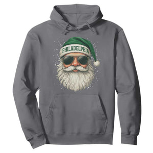 Christmas Philadelphia Fan Hoodie Funny Retro Santa Philly Lovers TS10 Charcoal Print Your Wear