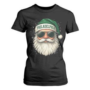 Christmas Philadelphia Fan T Shirt For Women Funny Retro Santa Philly Lovers TS10 Black Print Your Wear