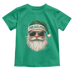 Christmas Philadelphia Fan Toddler T Shirt Funny Retro Santa Philly Lovers TS10 Irish Green Print Your Wear