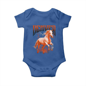 DFB Fan Baby Onesie Vintage Mascot Game Day Bootleg TS10 Royal Blue Print Your Wear