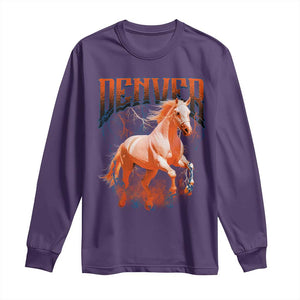 DFB Fan Long Sleeve Shirt Vintage Mascot Game Day Bootleg TS10 Purple Print Your Wear