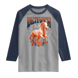 DFB Fan Raglan Shirt Vintage Mascot Game Day Bootleg TS10 Sport Gray Navy Print Your Wear