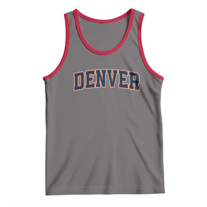 DFB Fan Tank Top Vintage Sports Style 80s 90s Game Day TS10 Deep Heather Red Print Your Wear