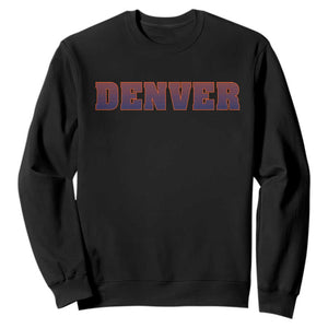 Broncos Fan Sweatshirt Vintage Sports Style 80s 90s Gifts TS10 Black Print Your Wear