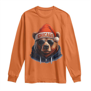 Vintage Chicago Football Christmas Long Sleeve Shirt Trendy Fan Gifts Game Day Apparel Bears Fan Gear TS10 Orange Print Your Wear