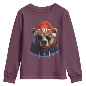 Vintage CFB Christmas Youth Sweatshirt Trendy Fan Gifts Game Day Apparel TS10 Maroon Print Your Wear