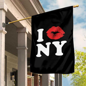 I Love NY Garden Flag Sexy Lips Red Lipstick Kiss New York Lover Travel Gift TS10 Print Your Wear